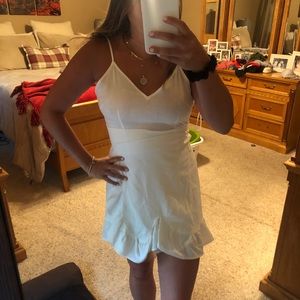 White Wrap Dress